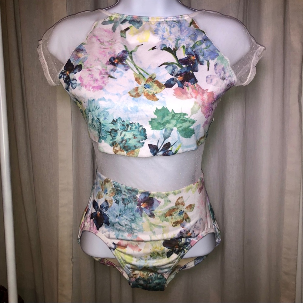 Capezip Small Floral Leotard